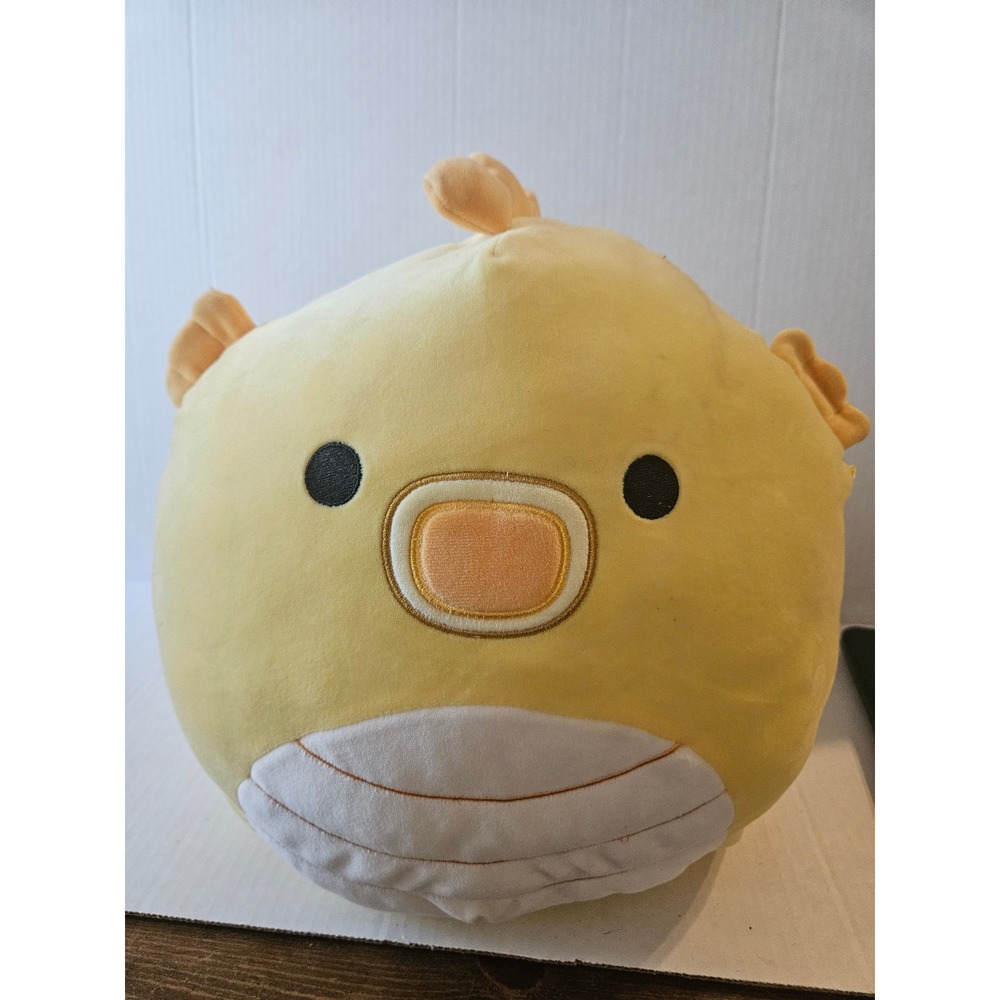 Squishmallows Yellow Fish Plush Stuffed Animal Toy Round Cute 12‎ Inch